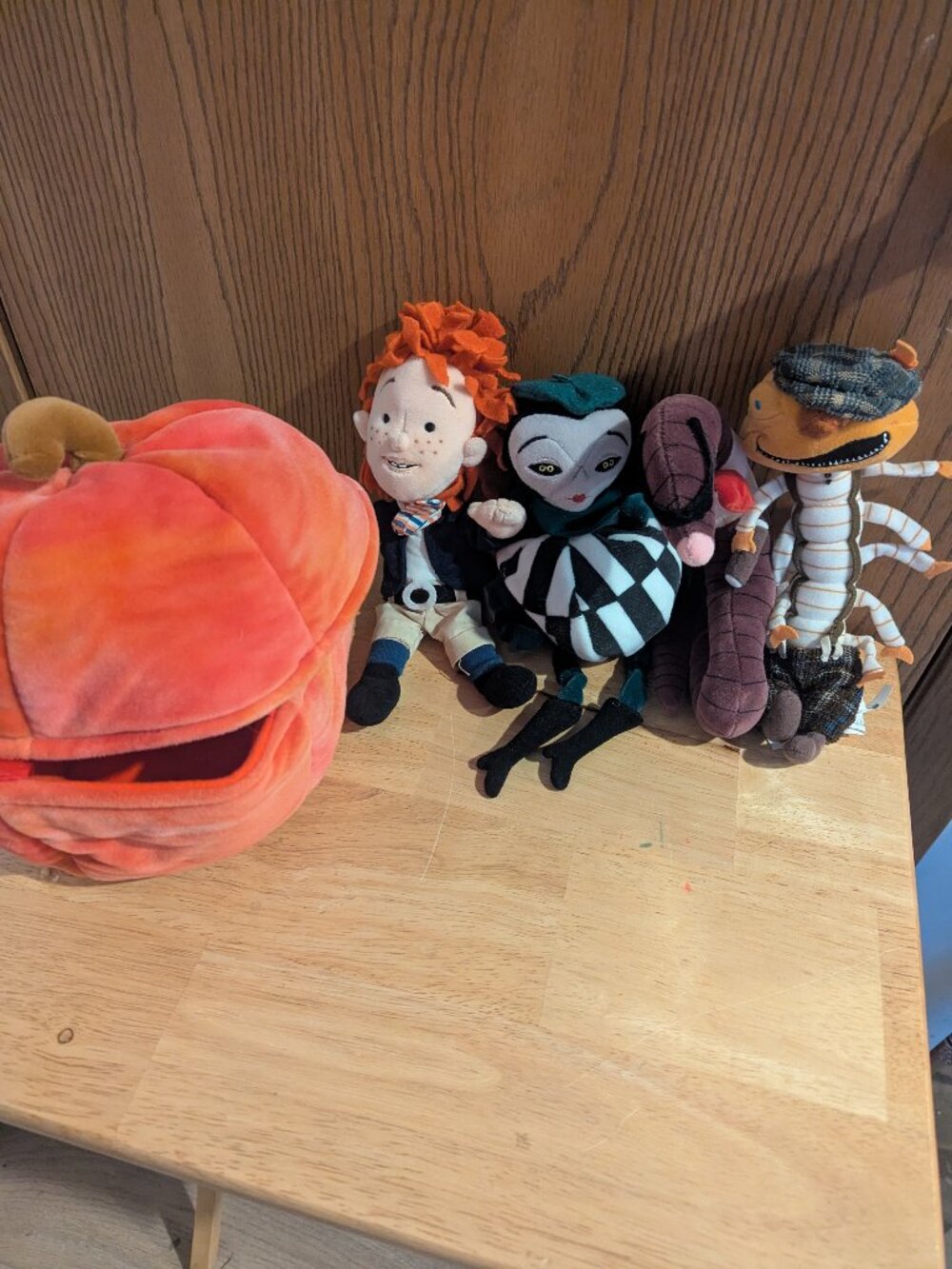 VTG Disney James & the Giant Peach Plush w/ 4 Characters Roald Dahl